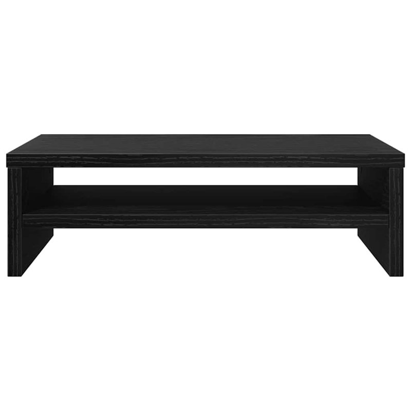  Support pour écran en chêne noir 16,5 x 9,4 x 5,1 po