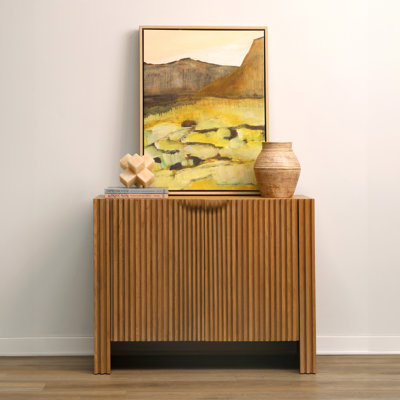 Fallon 41" Wide Oak Wood Sideboard, Natural