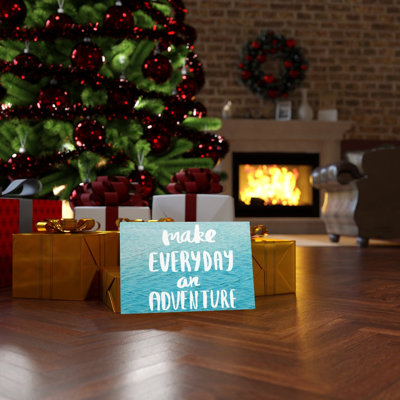 Make Everyday Adventure - Wrapped Canvas Print