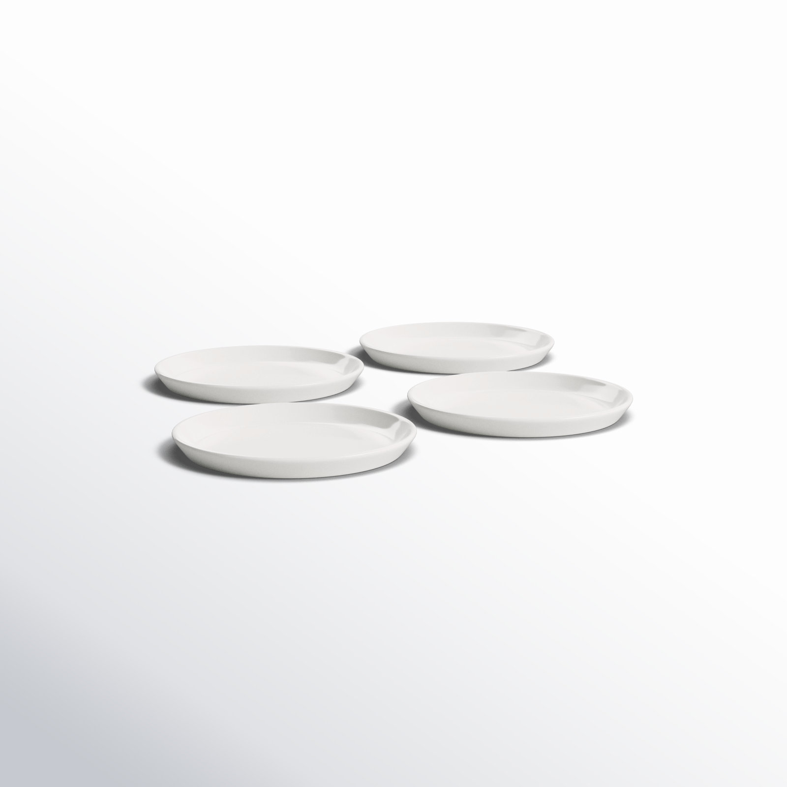 Borgen 8" Salad Plate, Pearl