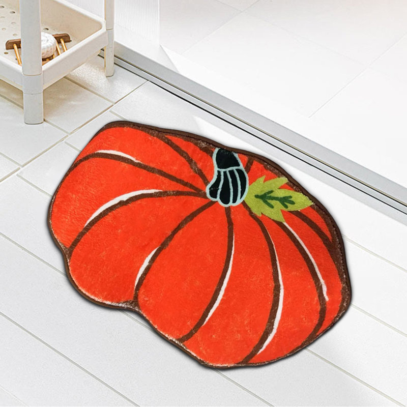 Tapis pour salle de bain Halloween, Rectangle 15.75 " x 11.81 ", As shown