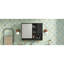 Armoire de salle de bain moderne 36 pouces avec miroir - rangement réglable noir