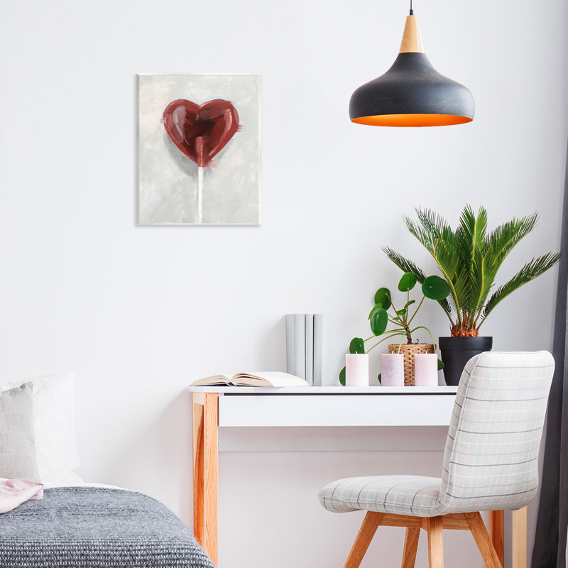 Heart Shaped Lollipop Wall Plaque, design by Ethan Harper