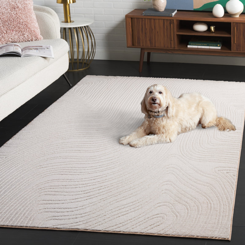 Tapis ivoire Versaillies 665, Rectangle 5 po x 8 po