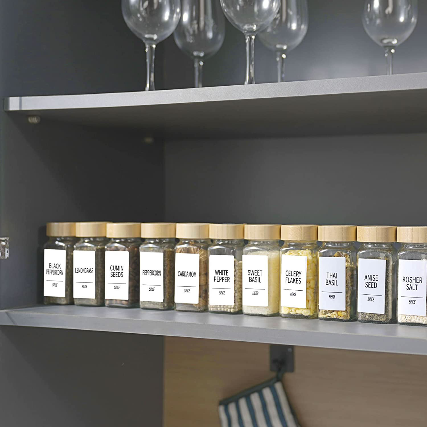 Prep & Savour Set of 48 Spice Jars | Wayfair