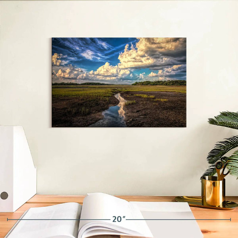 Paysage de ferme Alvord Hilton Head, H 8 po x l 12 po