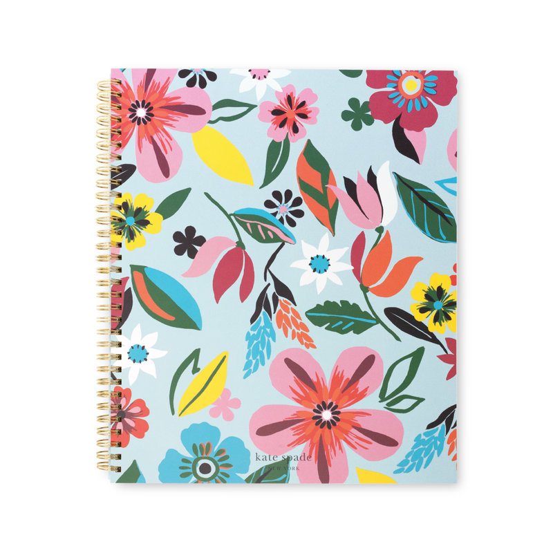 Large Spiral Notebook, Safari Floral