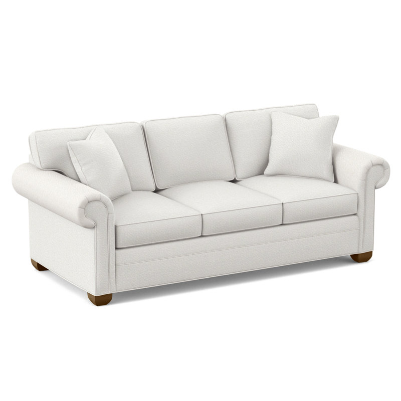 Main Street Upholstered 85'' Sleeper Sofa, Havana, Kennelly Snow