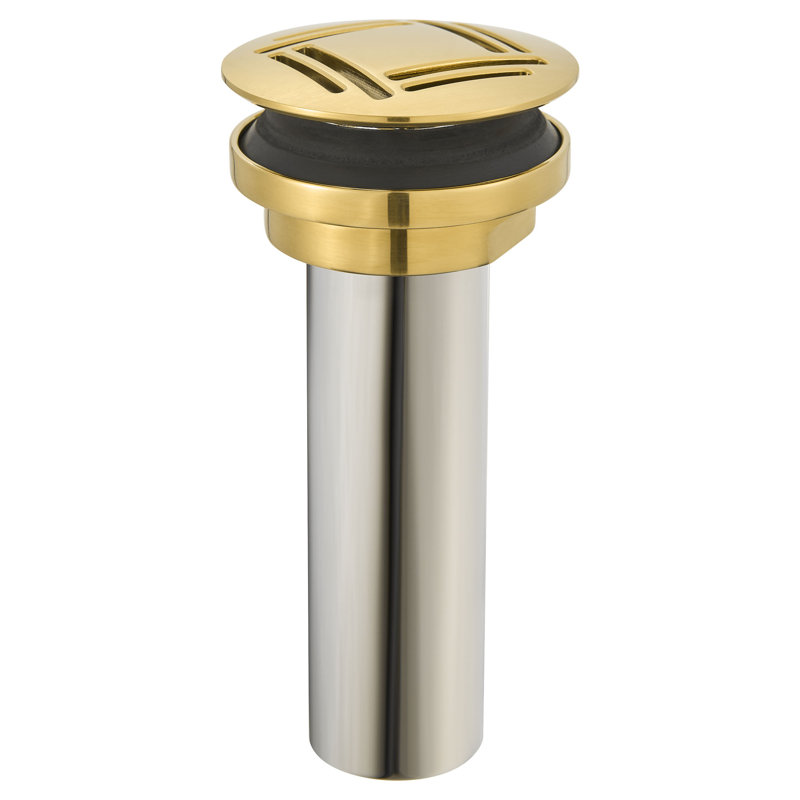 Belshire Grid Drain, Satin Brass