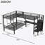 Twin Over Full L-Shaped Bunk & Loft Bed, Built-In Wardrobe And Desk With USB