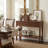 38 Inch Rustic Entryway Console Table With 2 Storage Drawers And Bottom Open Display Shelf-114950196-114950192