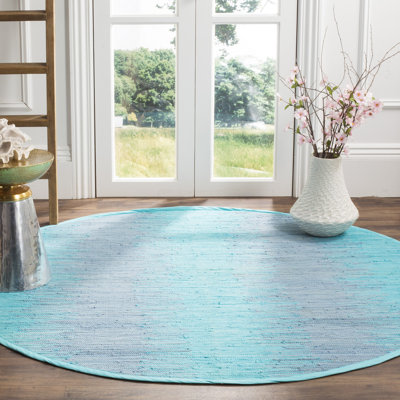 Cayman Hand Woven Cotton Abstract Rug