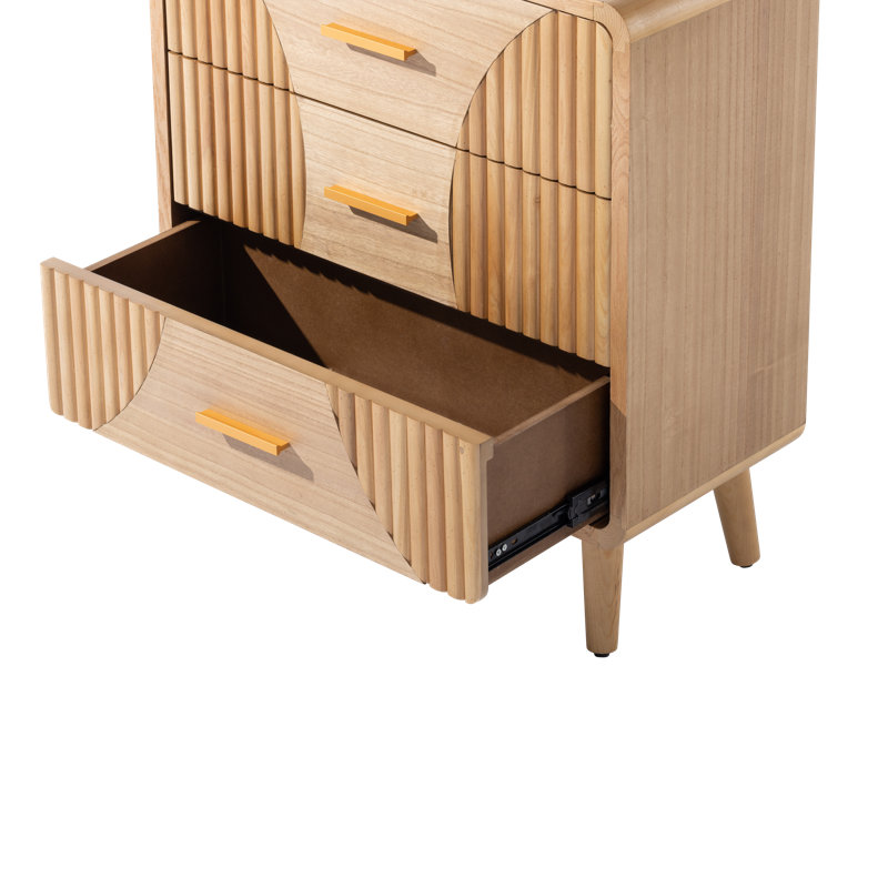 Table de chevet 3 tiroirs Braughton