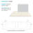 Transolid Trimslate 60-in x 36-in Tub Replacement Shower Base with Adjustable Double Threshold and End Drain-115485314