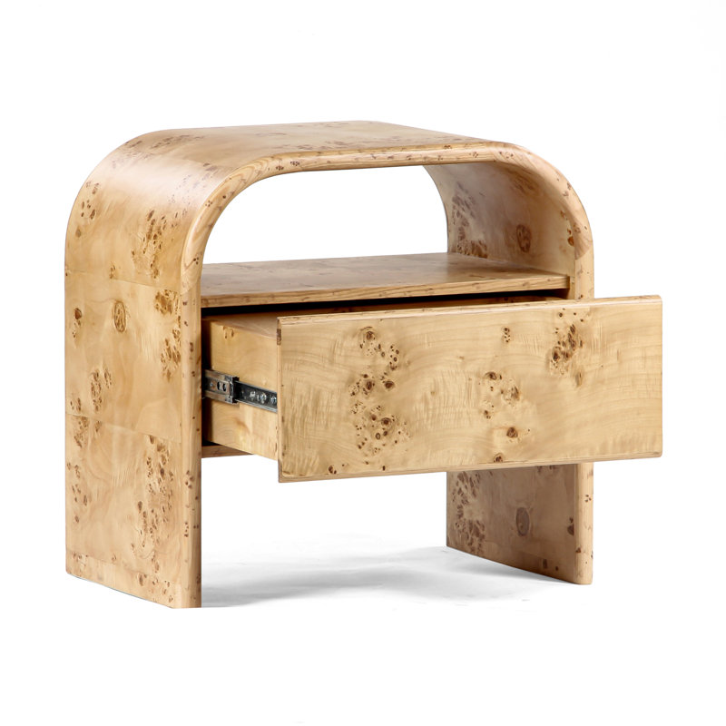 Liam Burl Nightstand | Stylish Bedroom Furniture