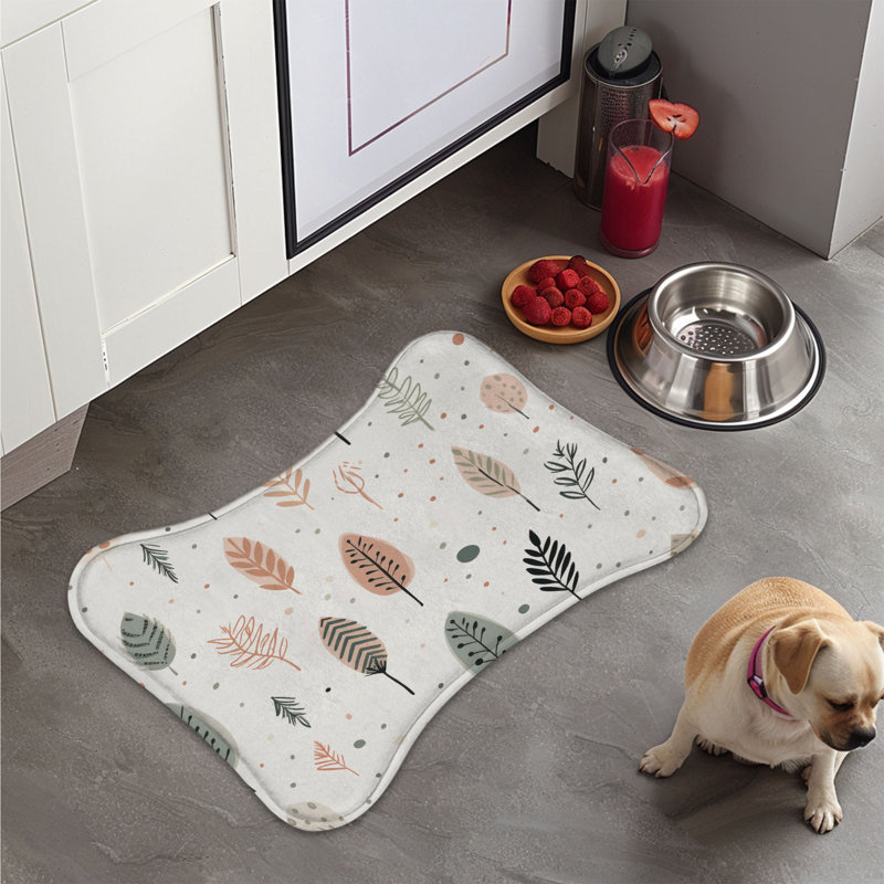 Tapis d'alimentation en forme d'os Scandi - 1 pièce, 14"