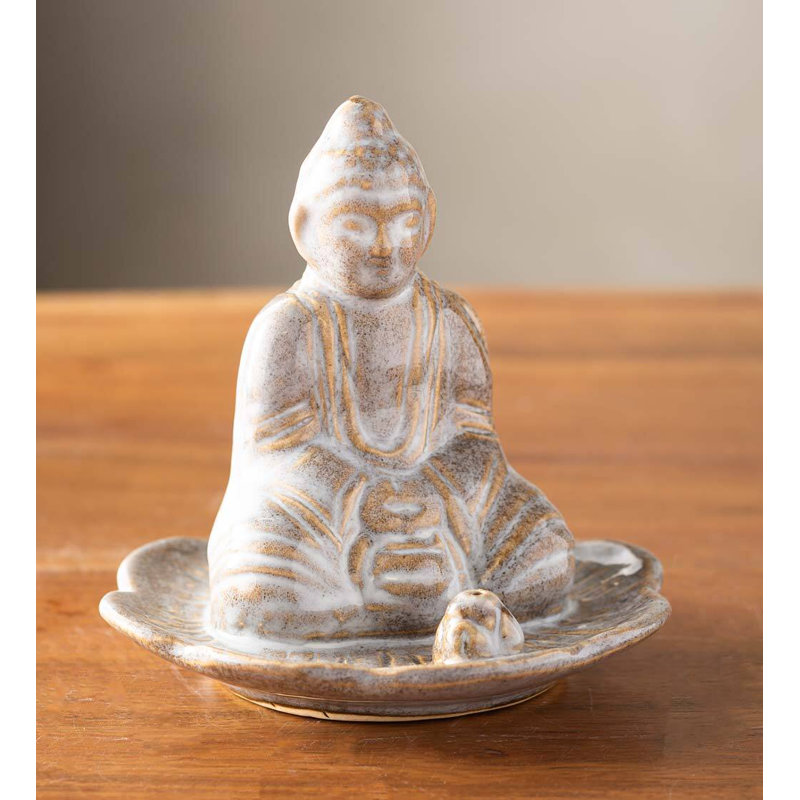 Ceramic Buddha Incense Holder