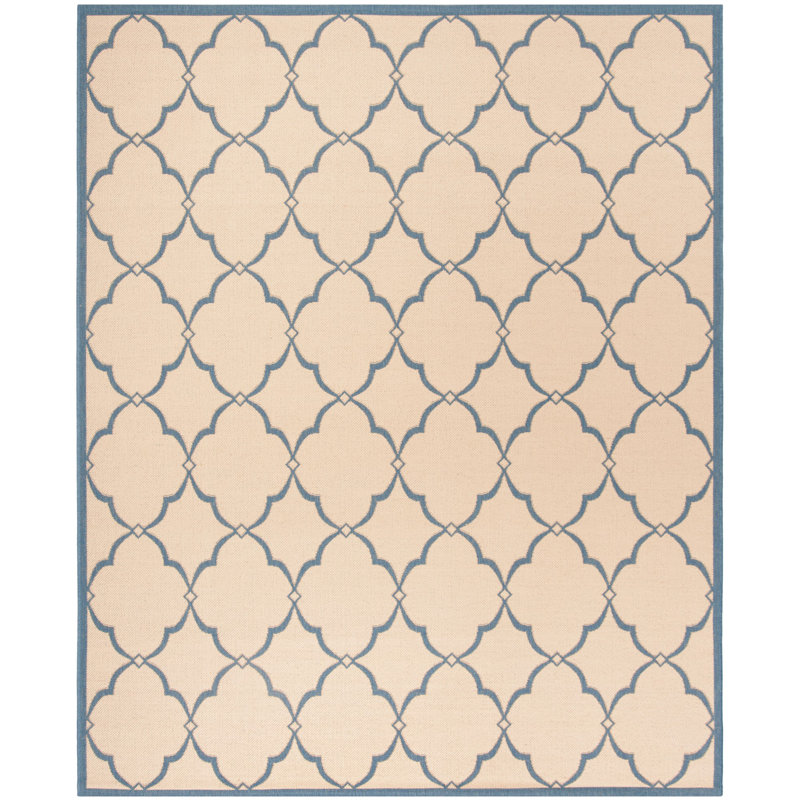 Adler Performance Geometric Indoor/Outdoor Area Rug, Rectangle 8' x 10'