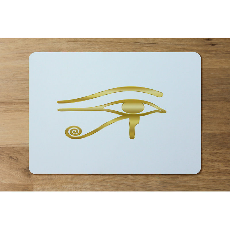 Arantser Polyester-Coated Hardboard No Pattern Rectangle Placemat