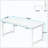 Large White Modern Executive Office Computer Workstation