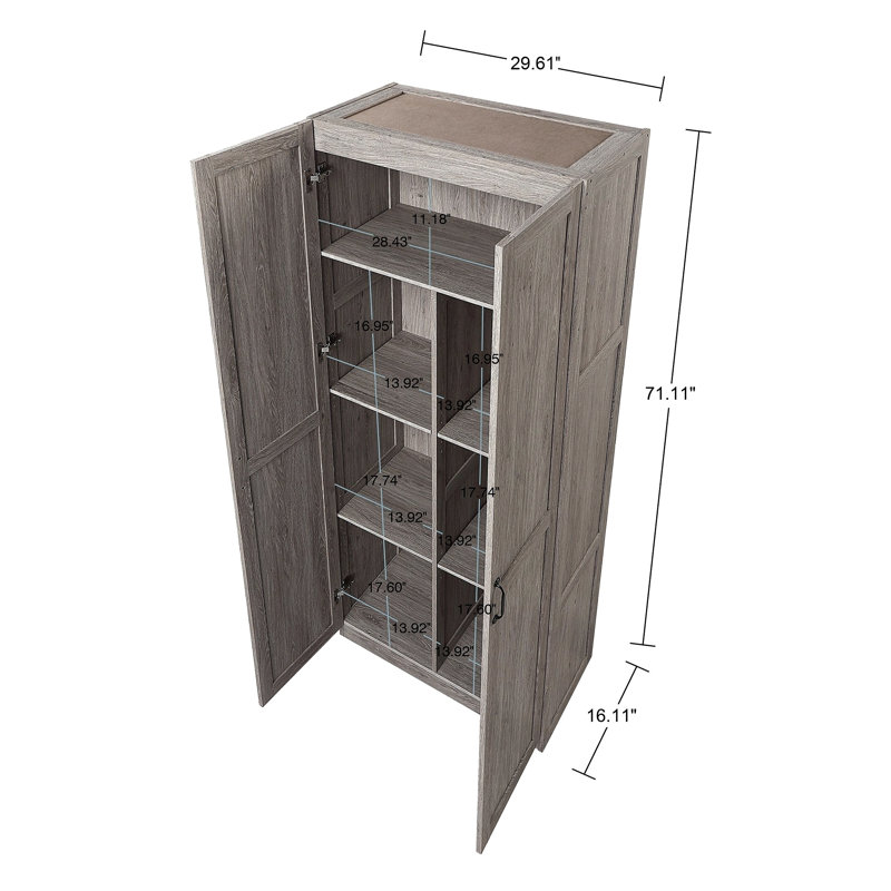 Bookcase In Gray