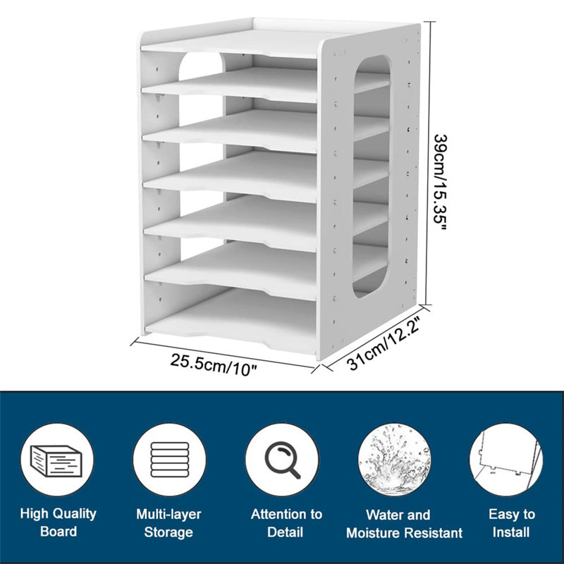 Southmead Plastic Desk Organiser