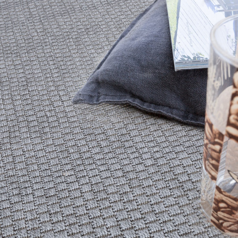 Emmanuel Solid Colour Flatweave Indoor / Outdoor Area Rug, Rectangle 200 x 280cm