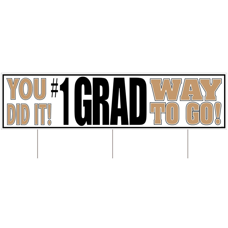 Enseigne en plastique Jumbo Grad
