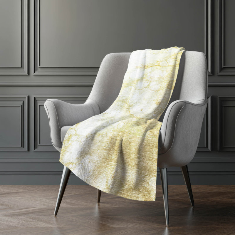 Jeté Art déco en sherpa Addison, Beige abstrait 4