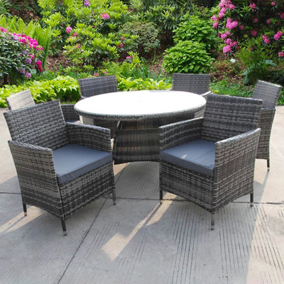 6 - Person Round Patio Dining Set