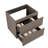 Wall mount bathroom vanity WITHOUT basin, with two drawer, Pre-assembled-110413351