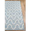 Langdon Geometric Handmade Flatweave Wool Blue/Ivory Area Rug-1951910133
