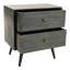 Hunsicker 50cm W Metal Bedside Table