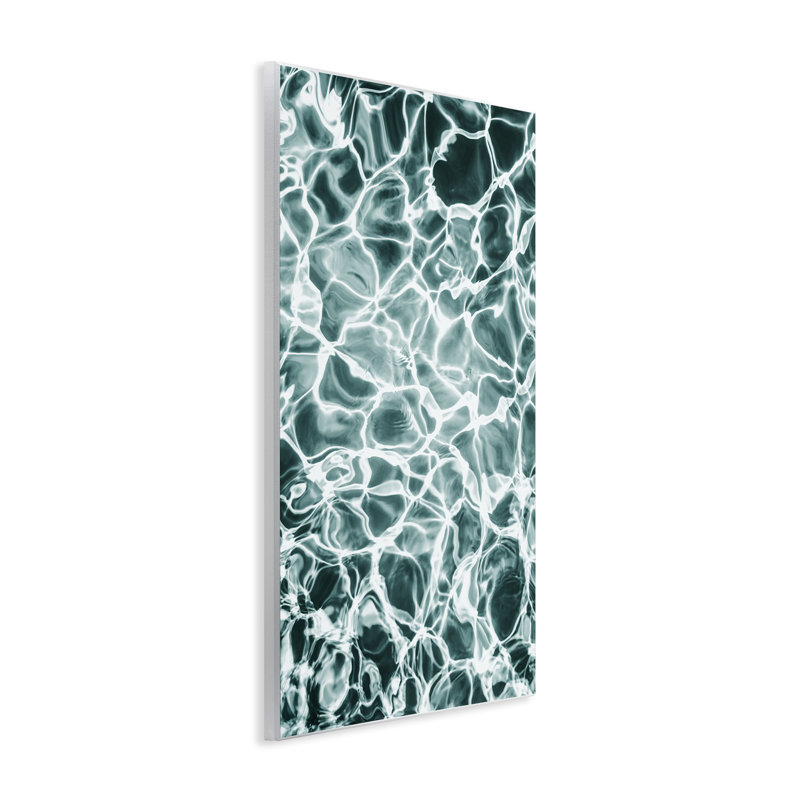 "Aqua Ripple" par Sissi et Seb, H 19 po x l 13 po