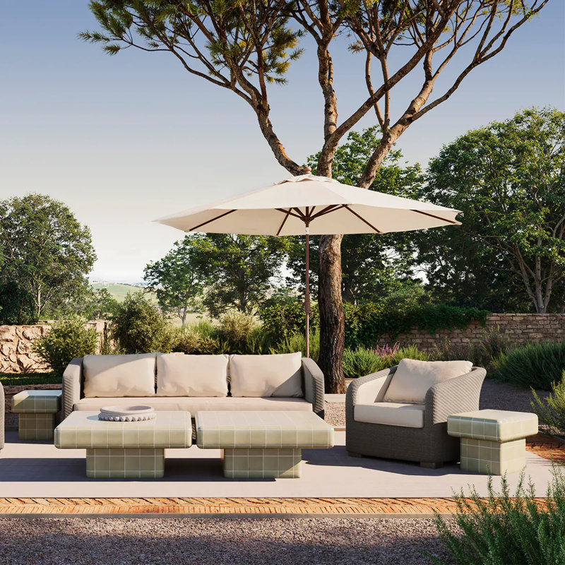 Outdoor Side Table Mateo Light Gray