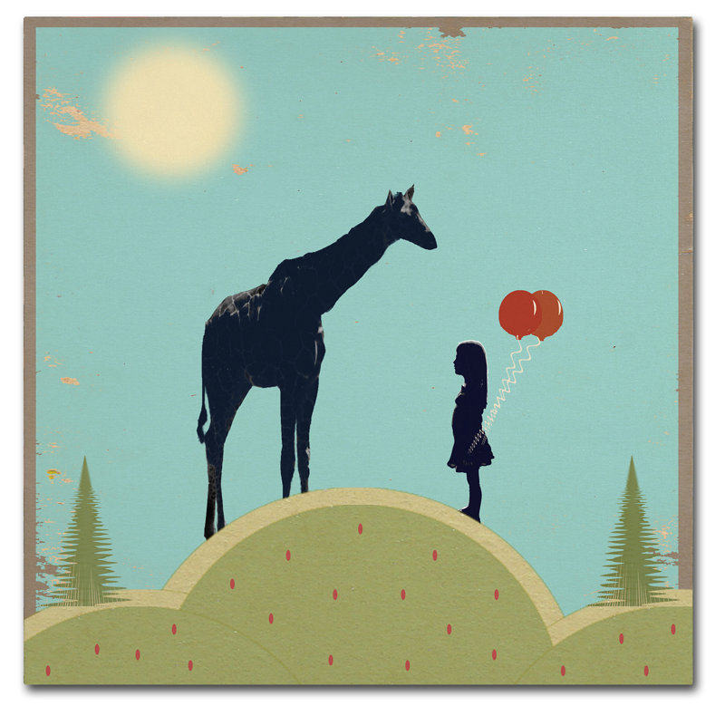 « the meeting », art sur toile, H 14 po x l 14 po