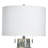 Ceramic Table Lamp - Rovine Sage - White Shade