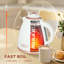 HOMCOM Electric Kettle Fast Boil 1.7L 3kW Swivel Ripple-1068001148