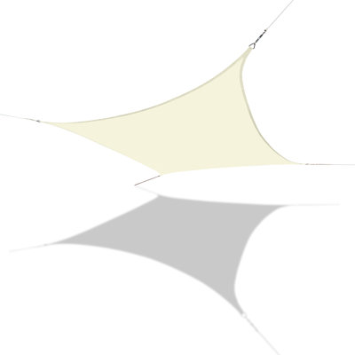 Voile d’ombrage carré 11 pi 10