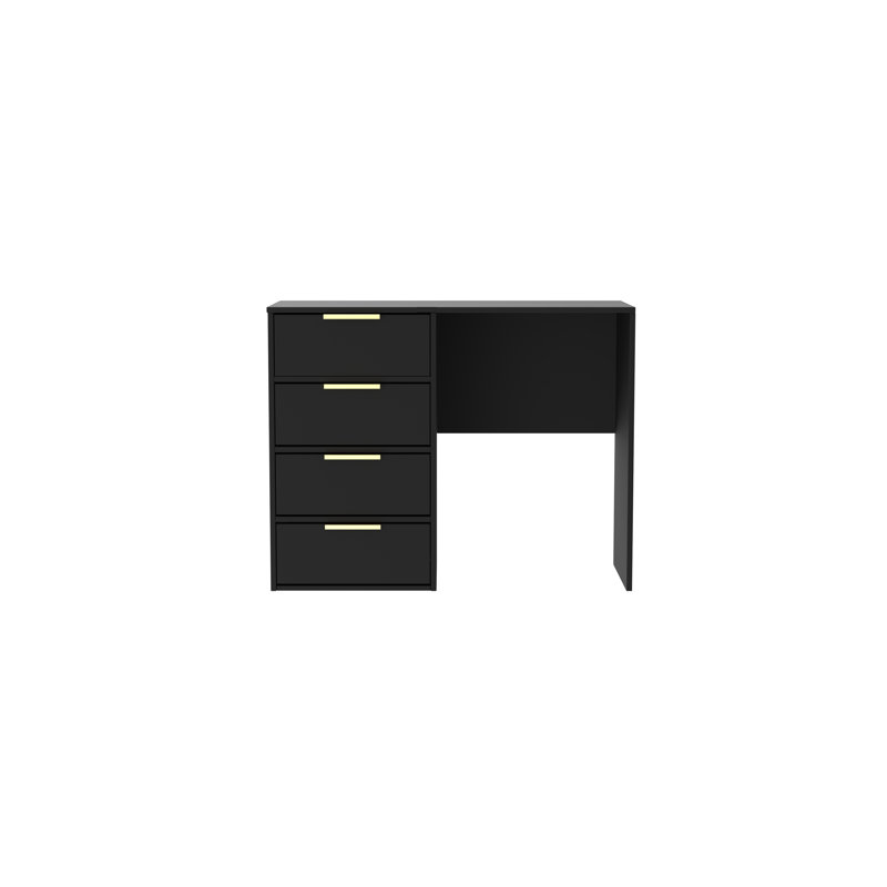 Diego 4 Drawer Vanity, Black