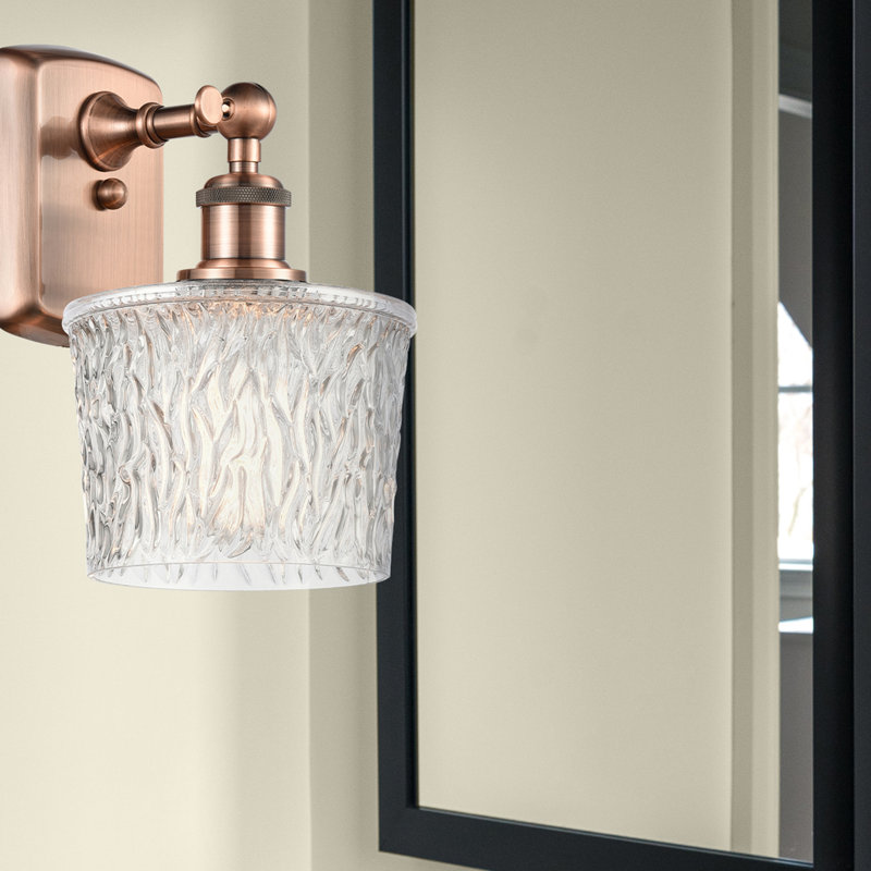 Camire Armed Sconce, Bulb Not Included, Antique Copper