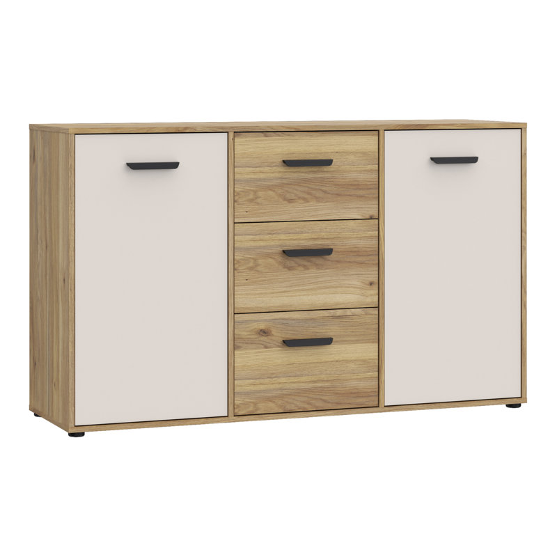Suvali 141.2cm W 3 - Drawer Chest of Drawers