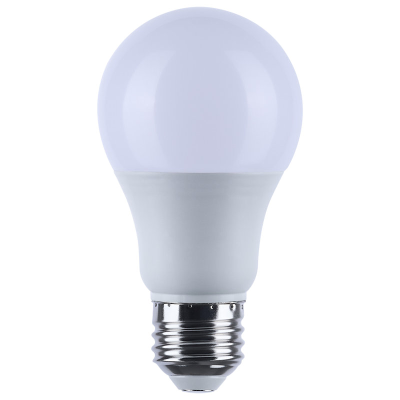 9.1 Watt A19 LED 5000K CCT Medium Base White Finish 12V-24VAC 12V-34VDC, 5000 Kelvins
