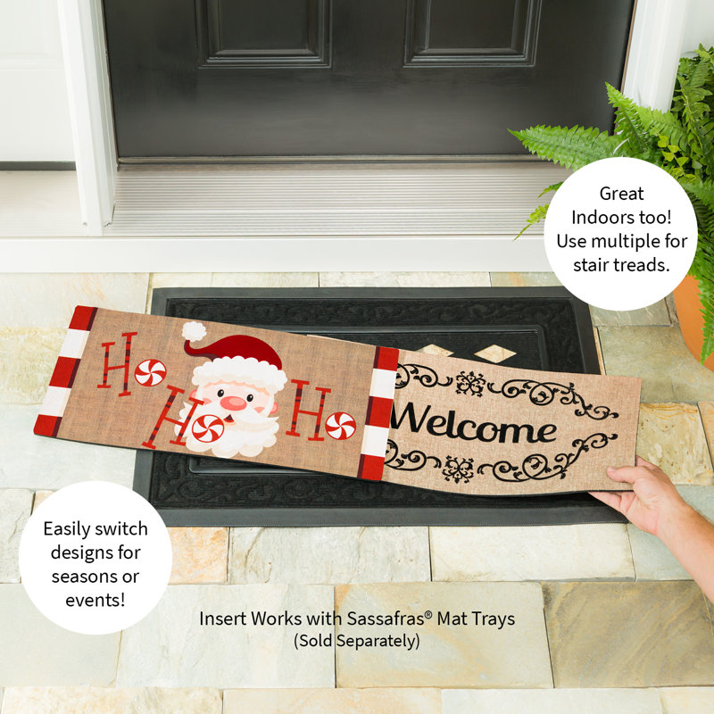 Ensemble de tapis d'extérieur antidérapant 2 pièces Winter Ho