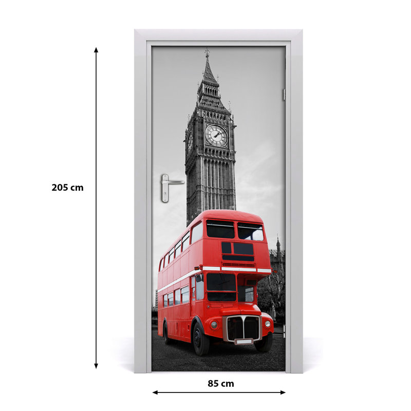 London Bus Door Decal