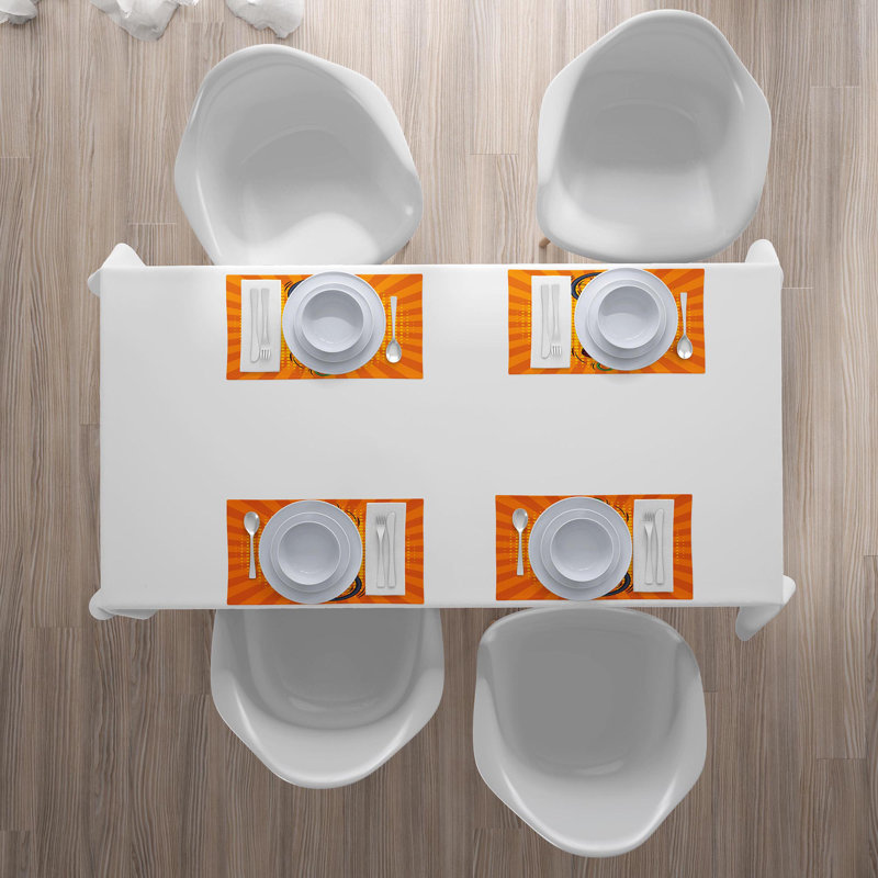 Polyester Abstract Rectangle Placemat
