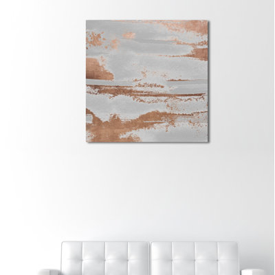 «Copper Rain and Sunshine - Floater Frame», reproduction d'art sur toile
