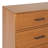 Modern Solid Wood 6-Drawer Dresser with Metal Handles-978988674