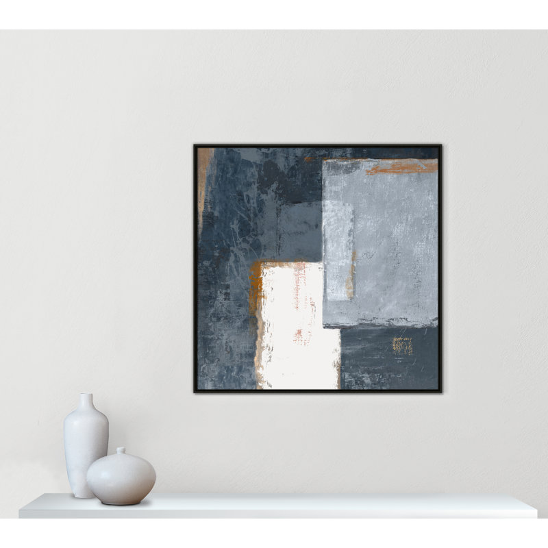 Danse au clair de lune III - reproduction carrée par Casa Fine Arts, Espresso, H 41,5 po x l 41,5 po