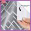 Rideaux de douche argentés à motif zigzag très long-1618607691